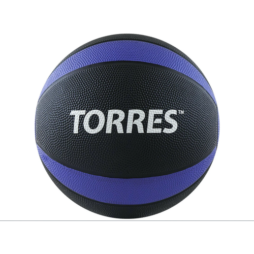 Медбол TORRES AL00225, 23.8 см, 5 кг черный/фиолетовый 23.8 см 5 кг