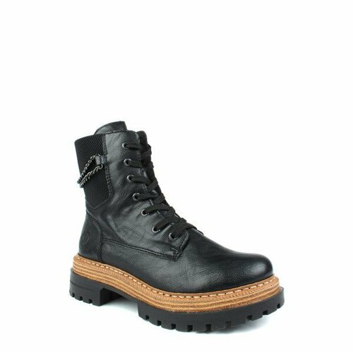 фото Ботинки rieker, размер 36, черный