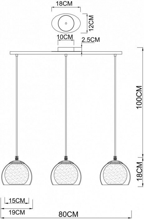 Светильник Arte Lamp RASTABAN A7984SP-3PB - фото №7