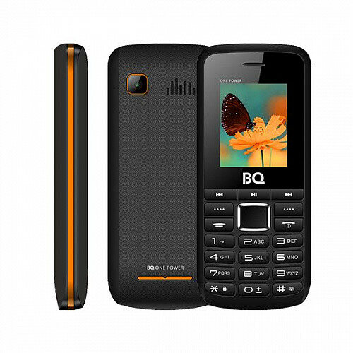 Телефон BQ 1846 One Power черный/оранжевый
