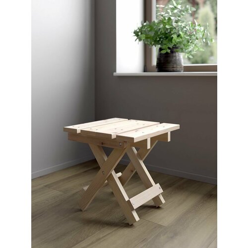 Табурет раскладной 36х35х35 см ЭКО (деревянный), Карелия МС-25