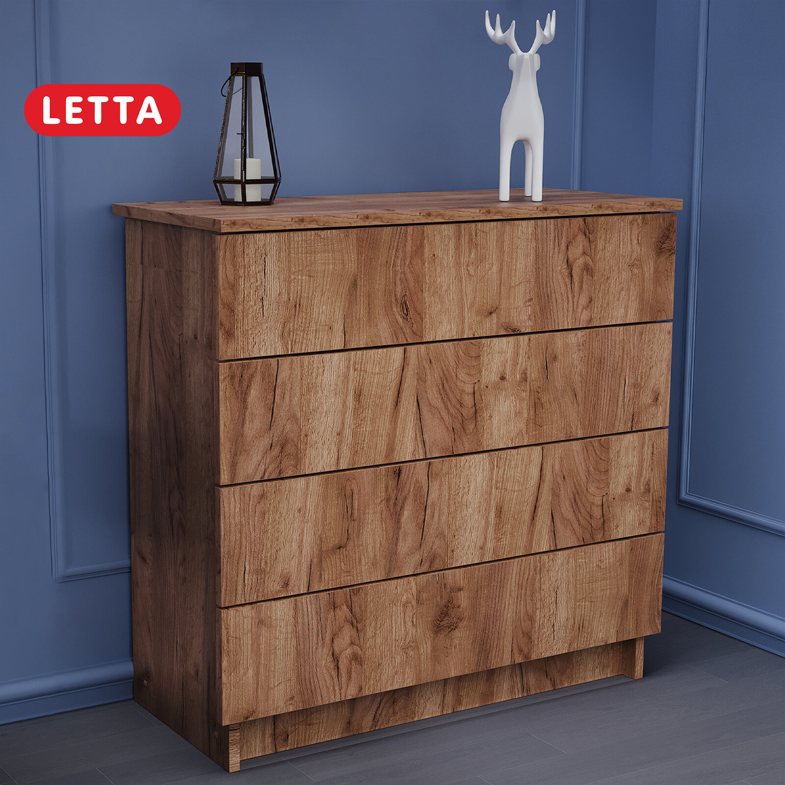 фото Комод Ультра Дуб крафт табачный