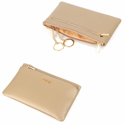 фото Кошелек fabretti q602n-13, фактура гладкая, бежевый