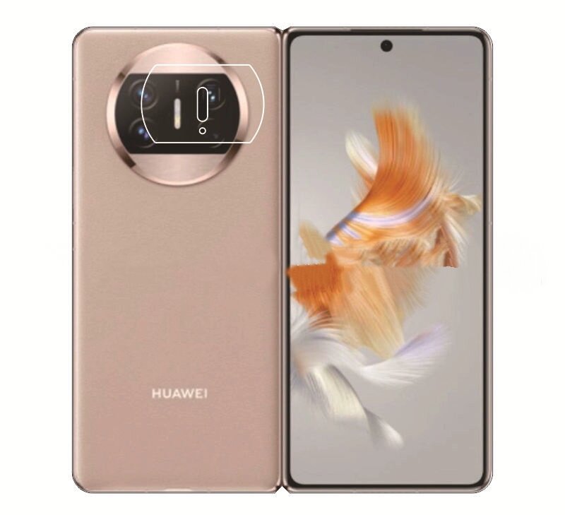 Защитное стекло MyPads для объектива камеры телефона для Huawei Mate X3, прозрачное