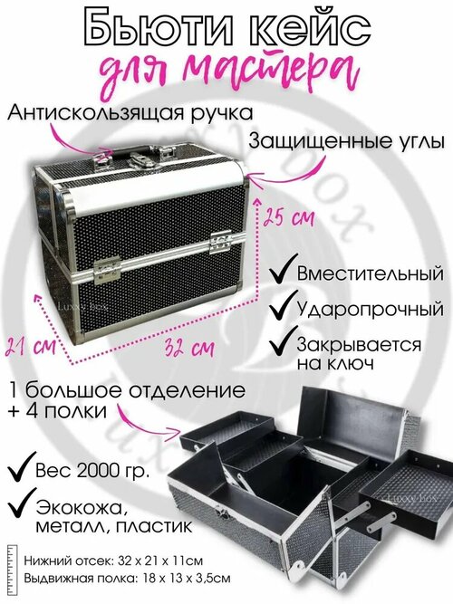 Сумка на пояс для инструментов Beutyone, черный