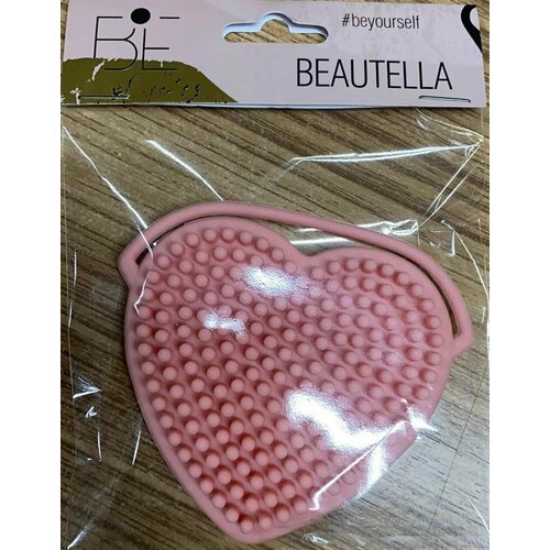 Силиконовая подушечка для очищения кистей для макияжа сердце BEAUTELLA арт. SI-003