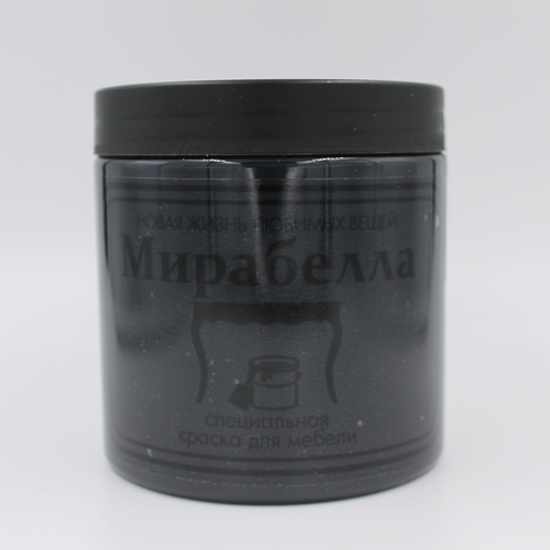 Краска Мирабелла для мебели и декора сатиновая быстросохнущая, водно-дисперсионное покрытие, Ночь