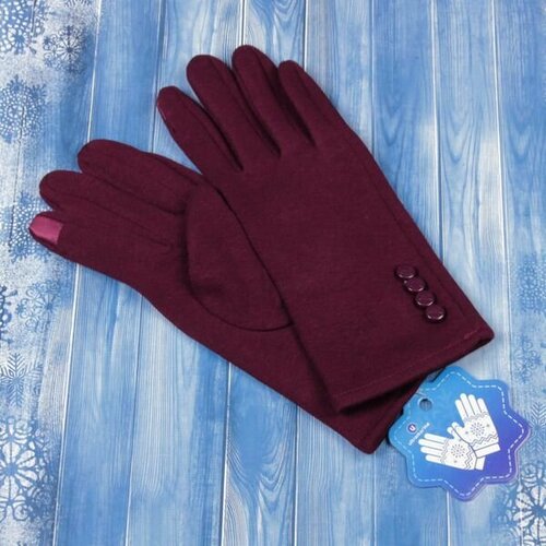 фото Перчатки , размер onesize, бордовый нет бренда