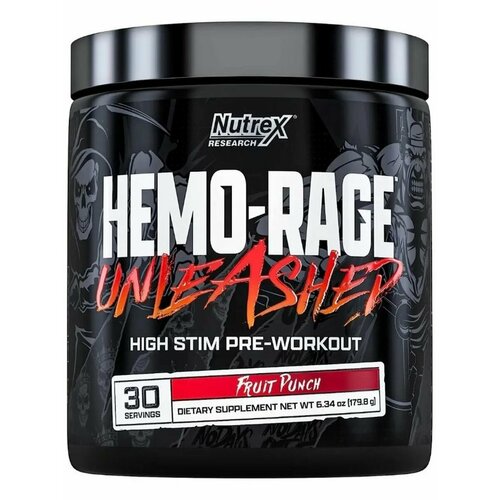 фото Предтрен nutrex hemo rage unleashed - фруктовый пунш
