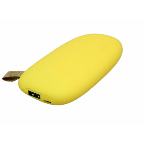 Универсальное зарядное устройство 5 200 MAH power bank в форме камня (Желтый / Yellow, pb_stone_large_5200) портативное зарядное устройство kuulaa power bank 10000mah dual usb сверхтонкое зарядное устройство