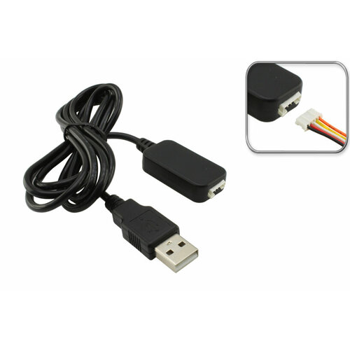 Зарядное устройство USB - 5pin, для зарядки аккумуляторной батареи 7.4V кассы, POS терминала NewPOS NEW 8210 и др. от USB