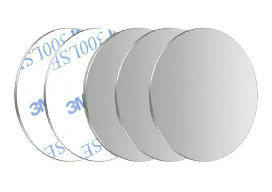 Набор пластин для магнитных держателей круглые (комплект 5 штук)