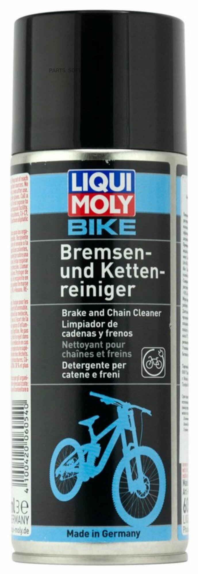 LIQUI MOLY 6054 Очиститель тормозов и цепей велосипеда Bike Bremsen- und Kettenreiniger (0,4л)