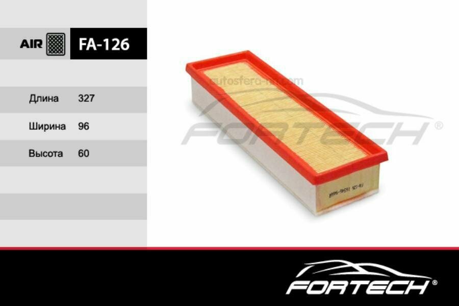 FORTECH FA126 Фильтр возд. RENAULT: Logan 2012 (12~)