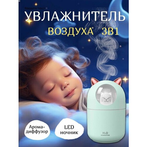 Увлажнитель воздуха настольный Увлажнитель воздуха котик Детский светильник Котик 74200₽