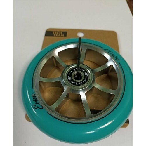 фото Колесо для самоката x-treme 110*24мм, erica, emerald techteam