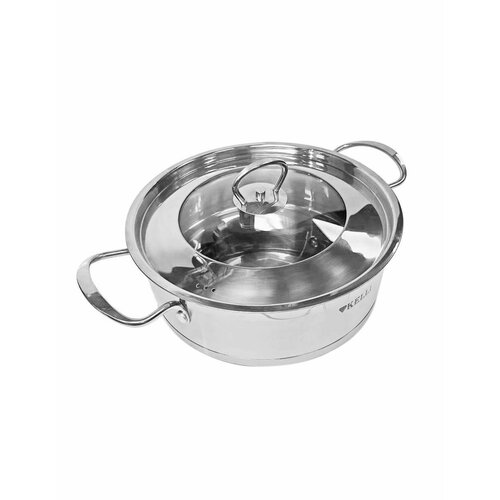 Жаровня из нержавеющей стали Kelli KL-4719 24см 38л 1853₽
