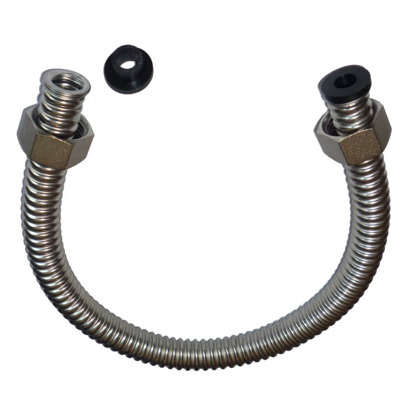 фото Подводка для воды нержавеющая сталь 3/4" ВР-ВР 1 м