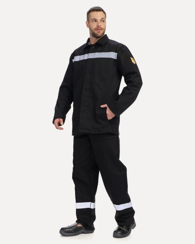 Изображение товара Костюм Джет огнестойкий c CОП (куртка + брюки) (размер 56-58, рост 170-176)