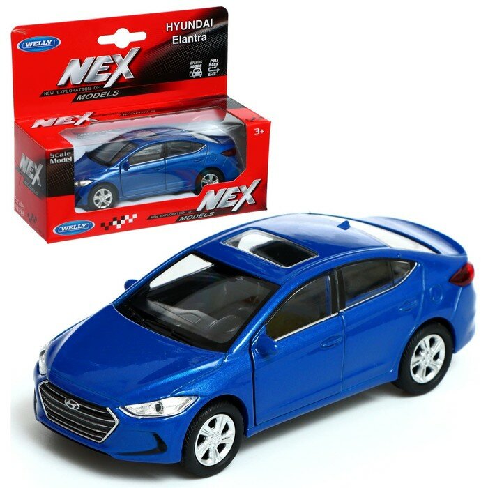 Модель машины Hyundai Elantra, масштаб 1:38 Welly - фото №11