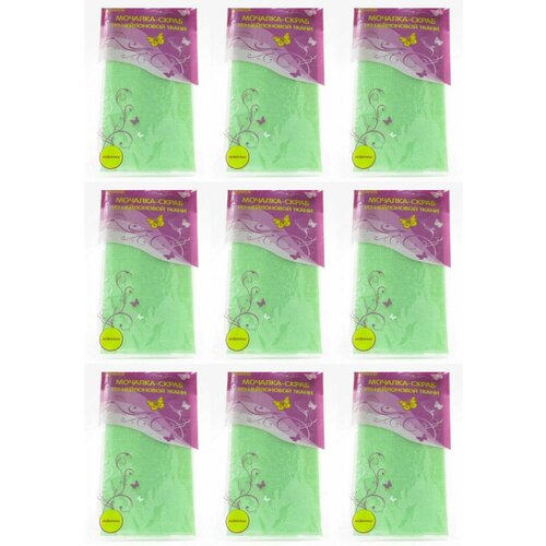 Home Queen Мочалка-скраб 100х30 см, 9уп