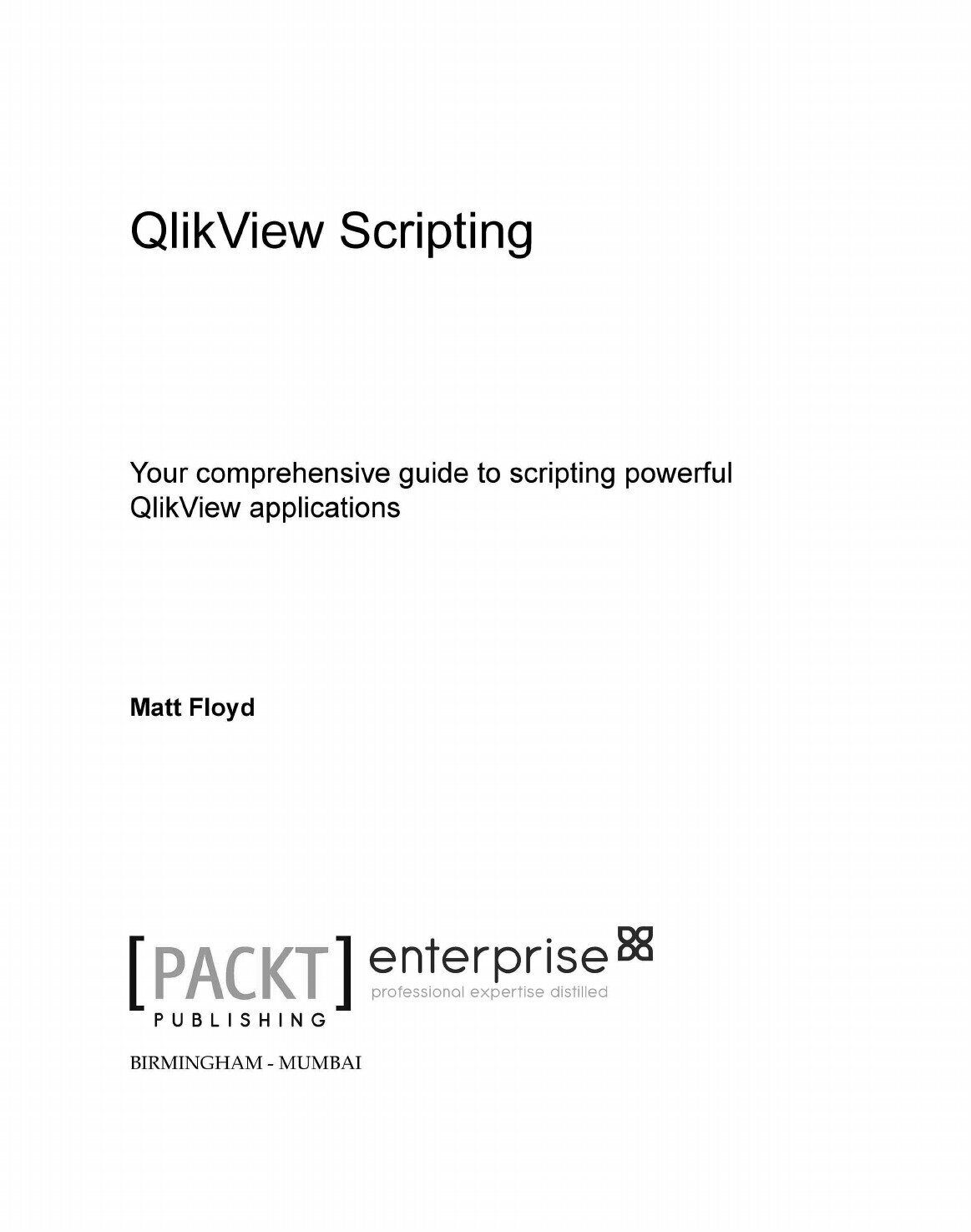 Qlikview Scripting