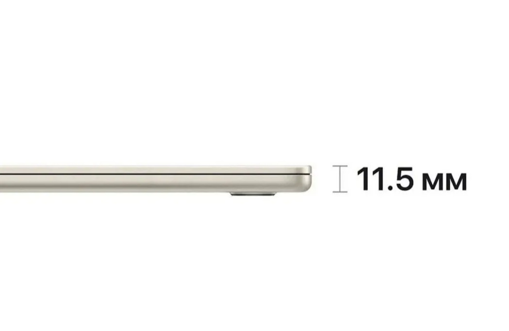 Ноутбук Apple MacBook Air 15 Starlight (MQKV3ZP/A) - фото №19