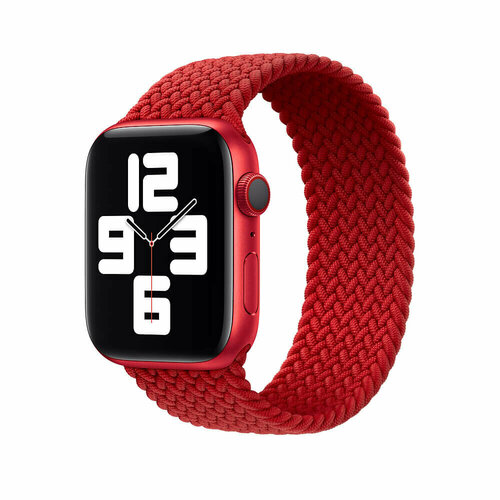 Монобраслет Red Braided Solo Loop Размер 4 (Красный) Apple Watch 40mm (38mm; 41mm) MY7J2AM/A