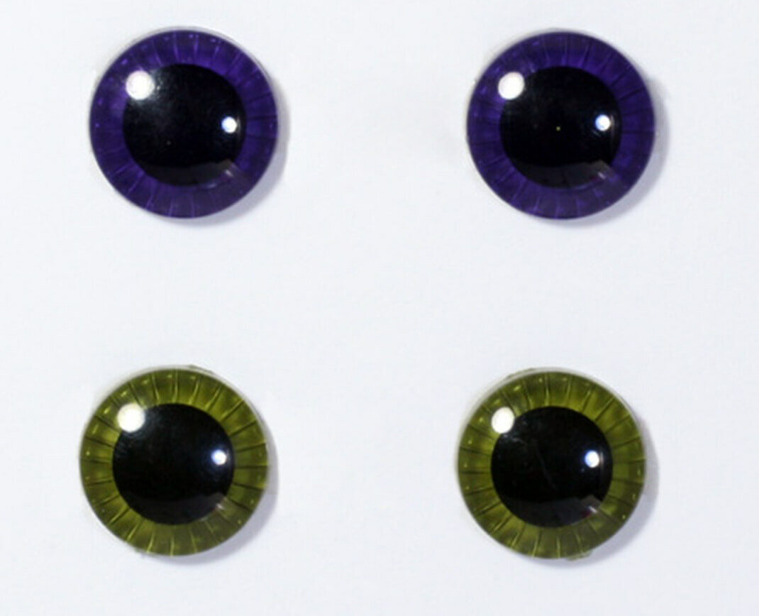 Глаза темно-фиолетовые и темно-зеленые для кукол Pullip (Пуллип) / DAL (Дал) / Byul (Биул), Groove inc