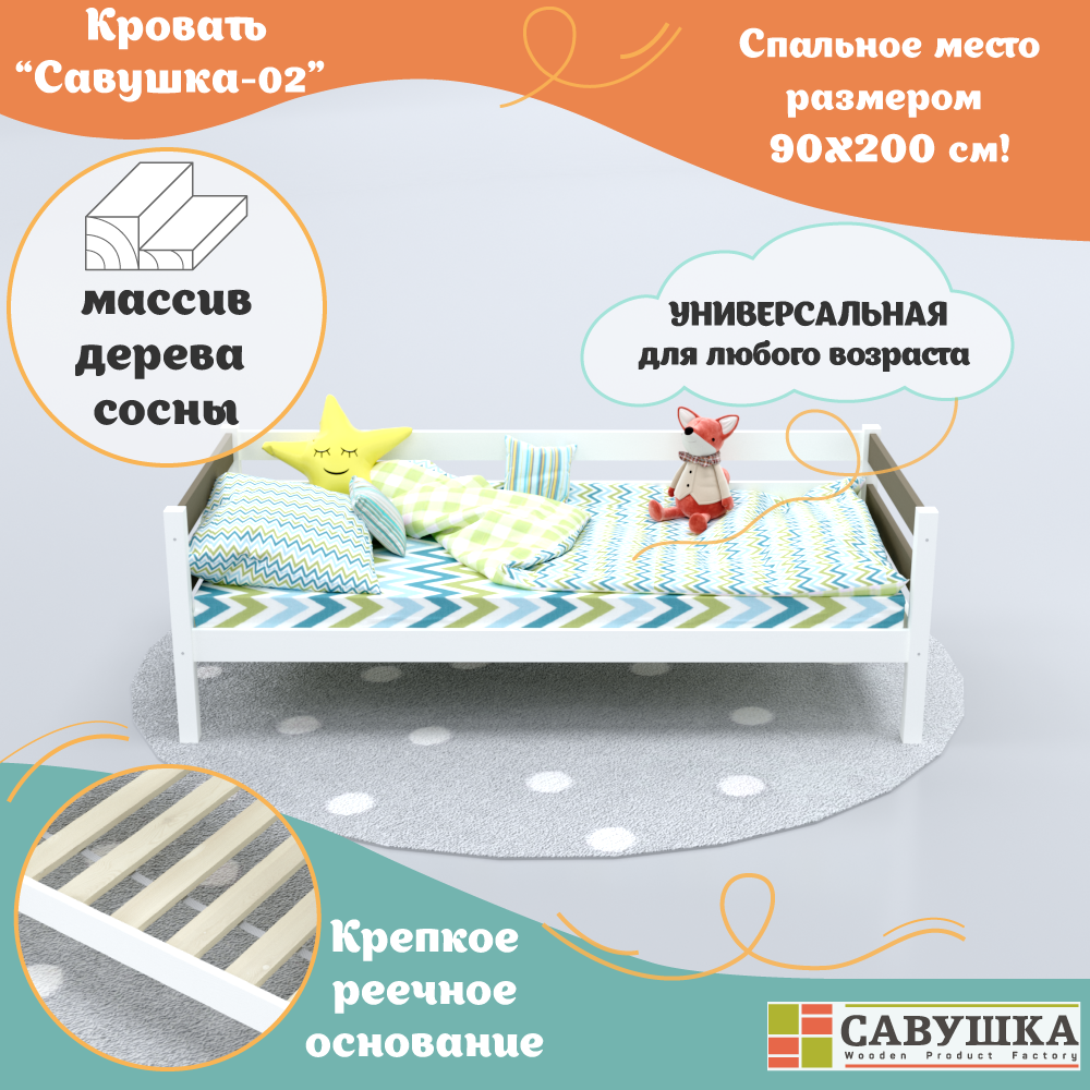 фото Кровать Савушка-02