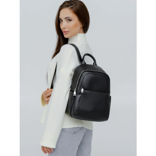 фото Рюкзак кожаный городской faustini