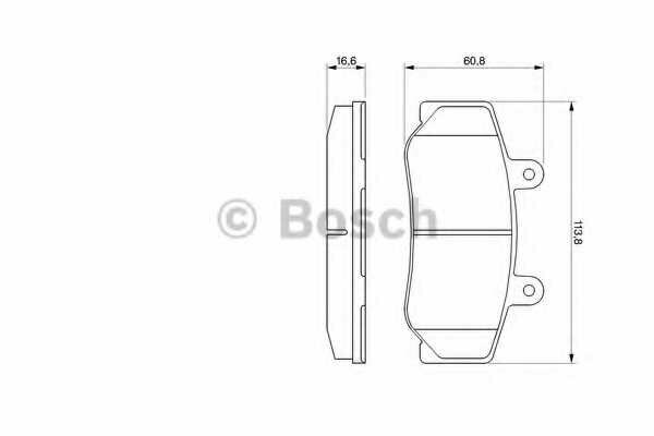 Тормозные колодки Bosch - фото №19