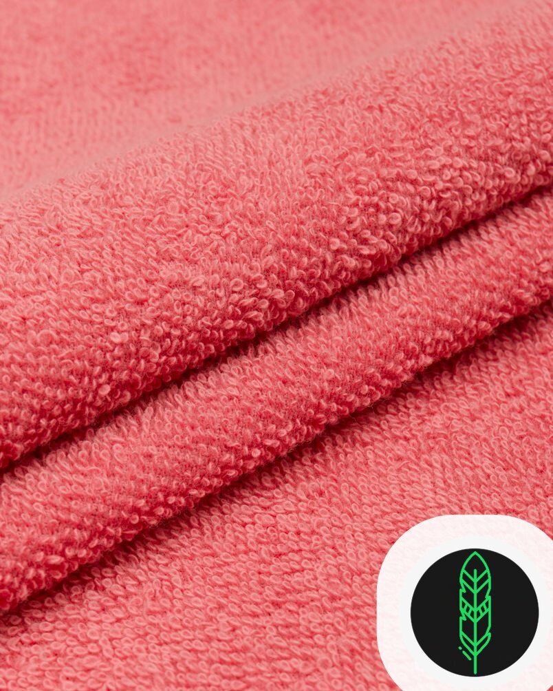 Полотенце кухонное "30x60" махровое для рук розовое - фотография № 3