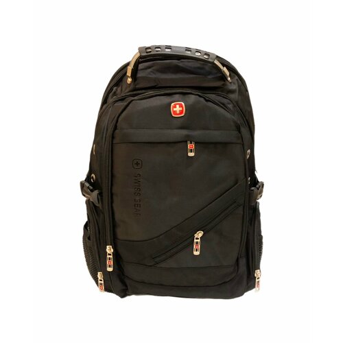 Мужской рюкзак, черный рюкзак brauberg relax 3 35 л размер 46х35х25 см ткань черный 224455