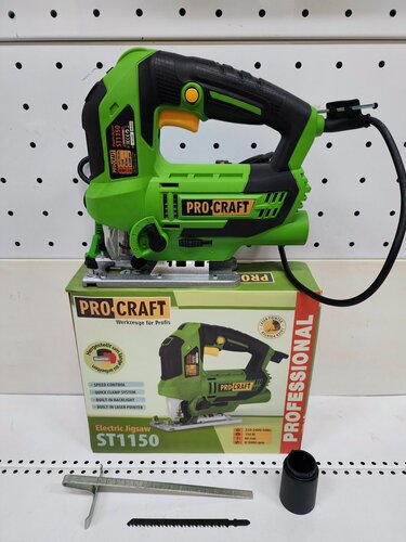 Изображение товара Лобзик электрический PROCRAFT ST1150, 750 Вт, 3000 ход/мин, лазер