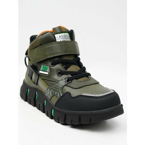 фото Ботинки, размер 35, зеленый нет бренда