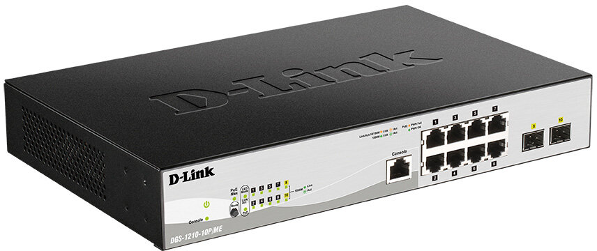 D-Link DGS-1210-10P/ME/B1A Коммутатор DGS-1210-10P/ME/B1A