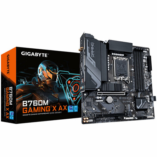 Материнская плата GIGABYTE B760M GAMING X AX (LGA1700, mATX)