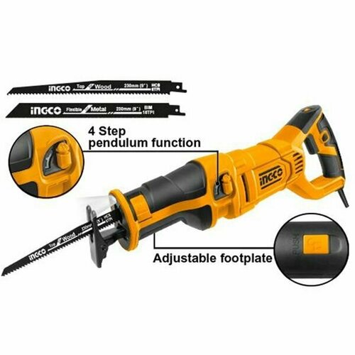 Пила сабельная INGCO 1200Вт 1000-2800 обмин RS12001 1309000₽