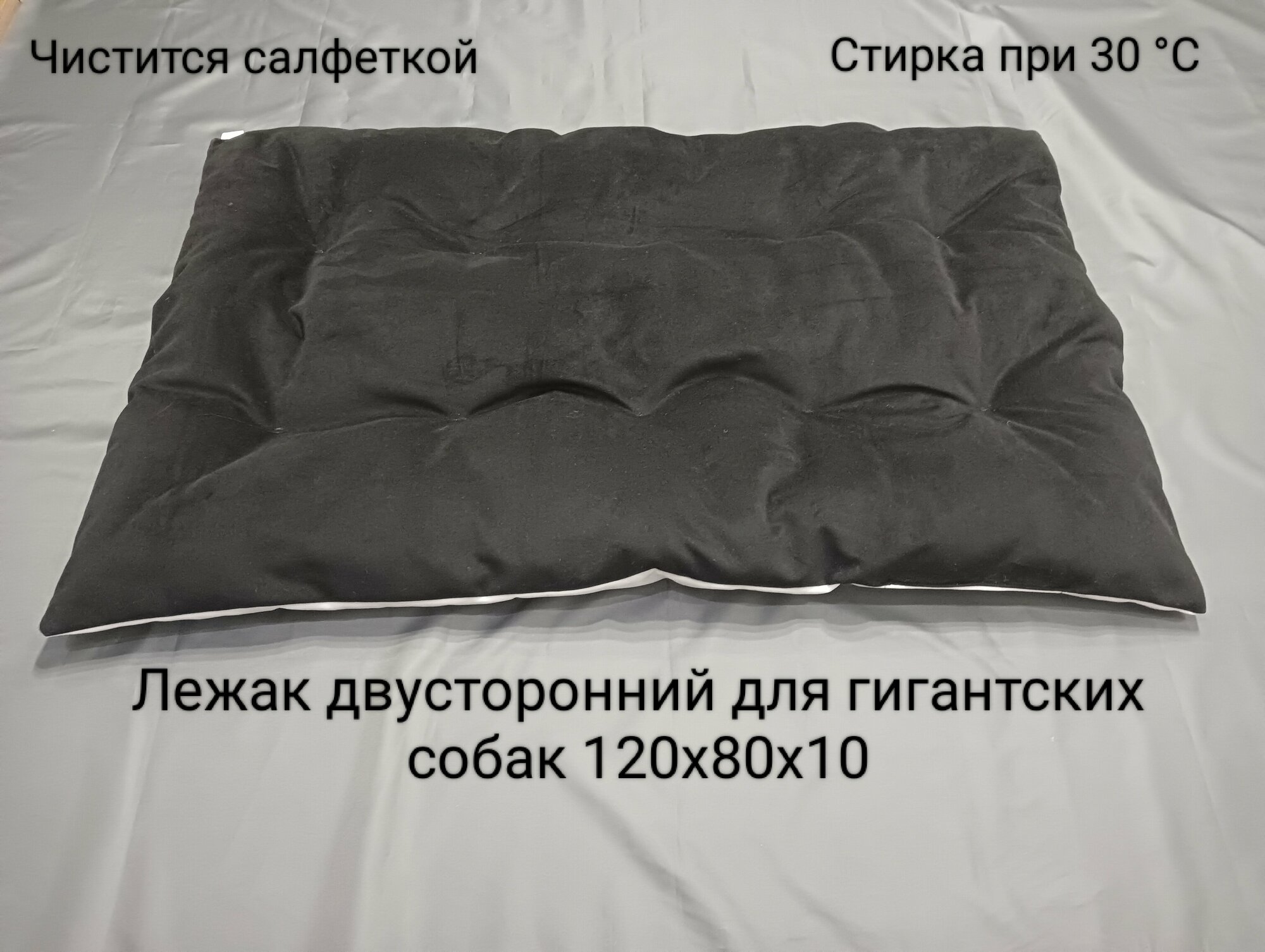 Лежак для крупных собак и кошек 120 х 80x 10 см, DiDis - фотография № 1