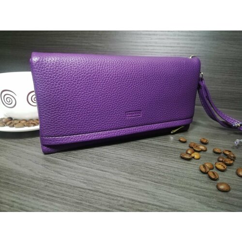 фото Кошелек saralyn c-8998, фактура матовая, гладкая, фиолетовый