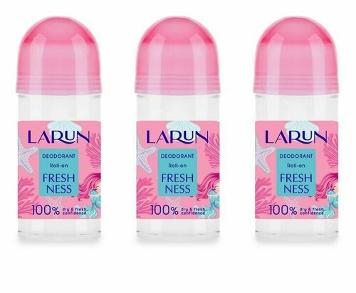 Larun Дезодорант шариковый Freshness, 70 мл, 3 шт