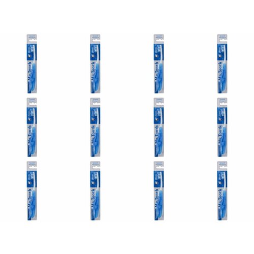 MR.Tooth Зубная щетка Дорожная средней жёсткости 12 шт.