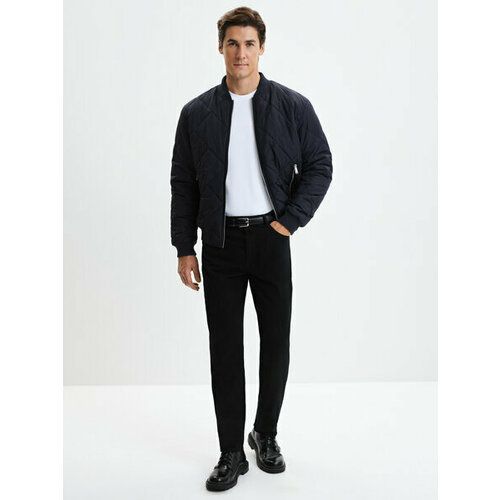 фото Брюки zarina, размер xl (ru 52)/182, черный