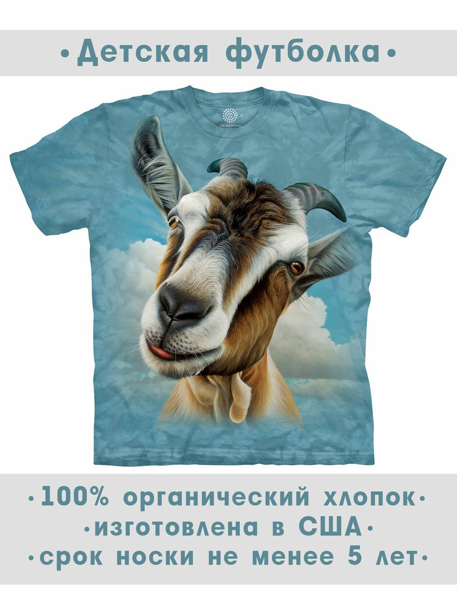 Футболка детская The Mountain "Goat Head"