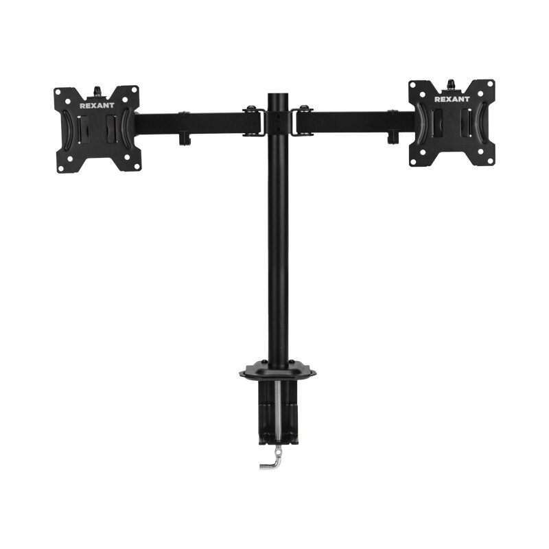 Кронштейн REXANT 38-0356 для двух мониторов 13"-32", одно колено настольный, серия Офис — фото 3