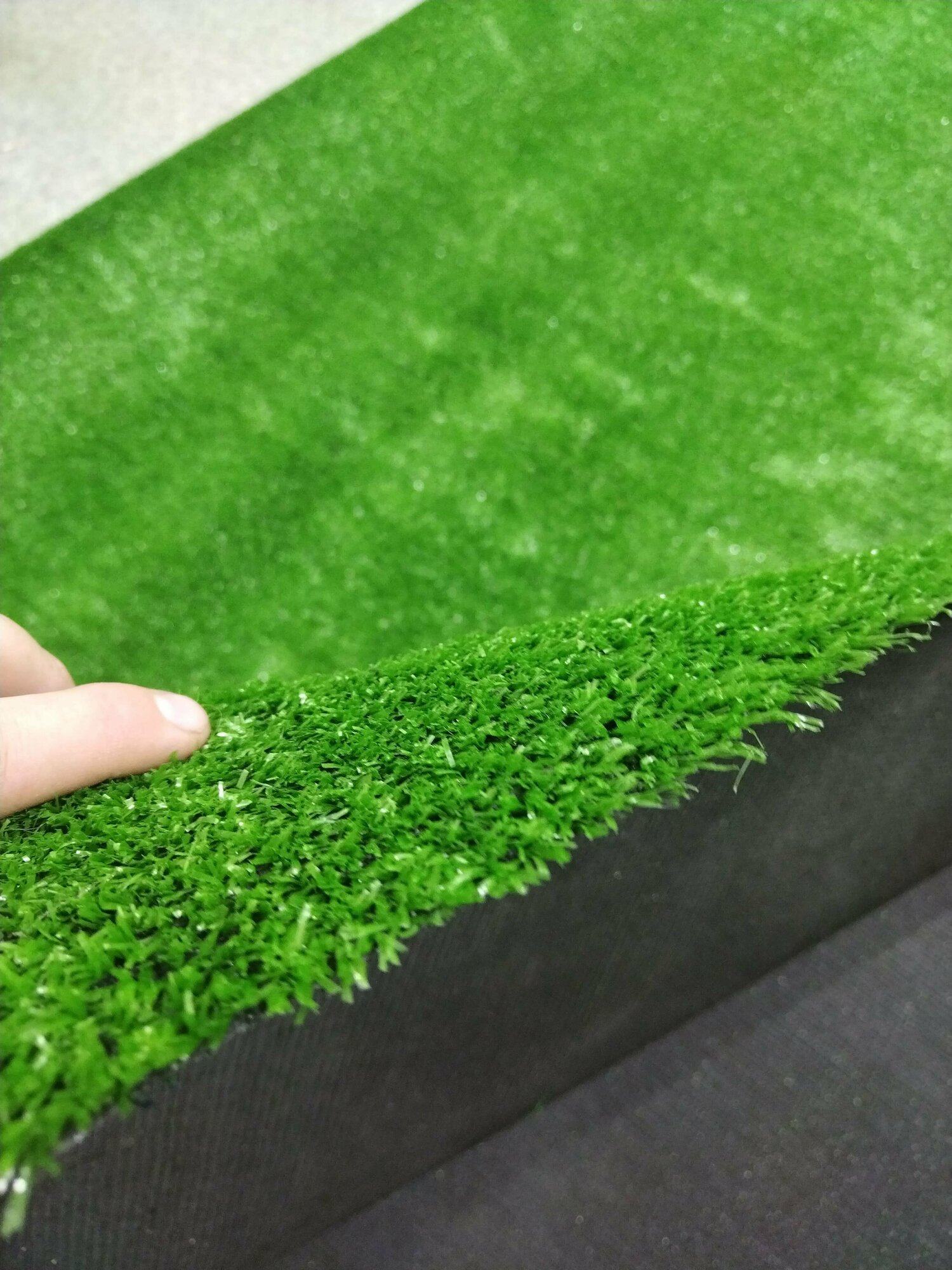 Искусственный газон 3 на 8 (высота ворса 8мм) общая толщина 10мм. трава искусственная декоративная трава газон декоративный