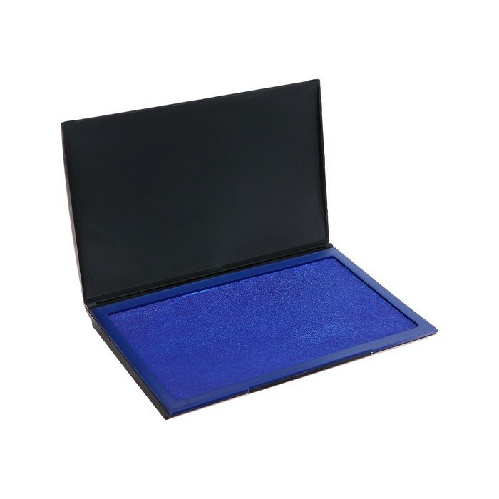 Штемпельная подушка настольная 90*160 мм deVENTE синяя на гелиевой основе к/к 4117311 9710188