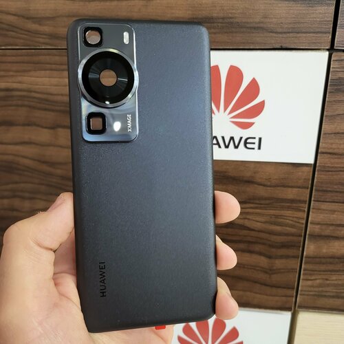 Крышка для Huawei P60 оригинальная (заднее стекло) цвет: чёрный