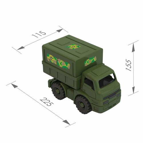 Фургон Армейский фургон конвой 18 см